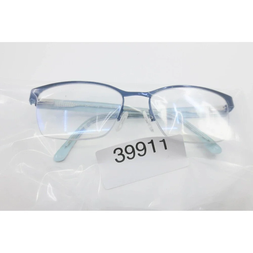Vera Bradley Gabriella Eyeglasses Navy Blue Cuban Tiles CTS 53-17-130 Frames